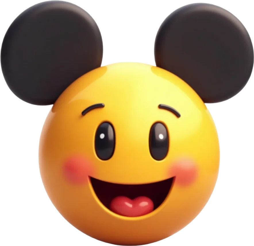 Mickey Mouse Inspired Emoji