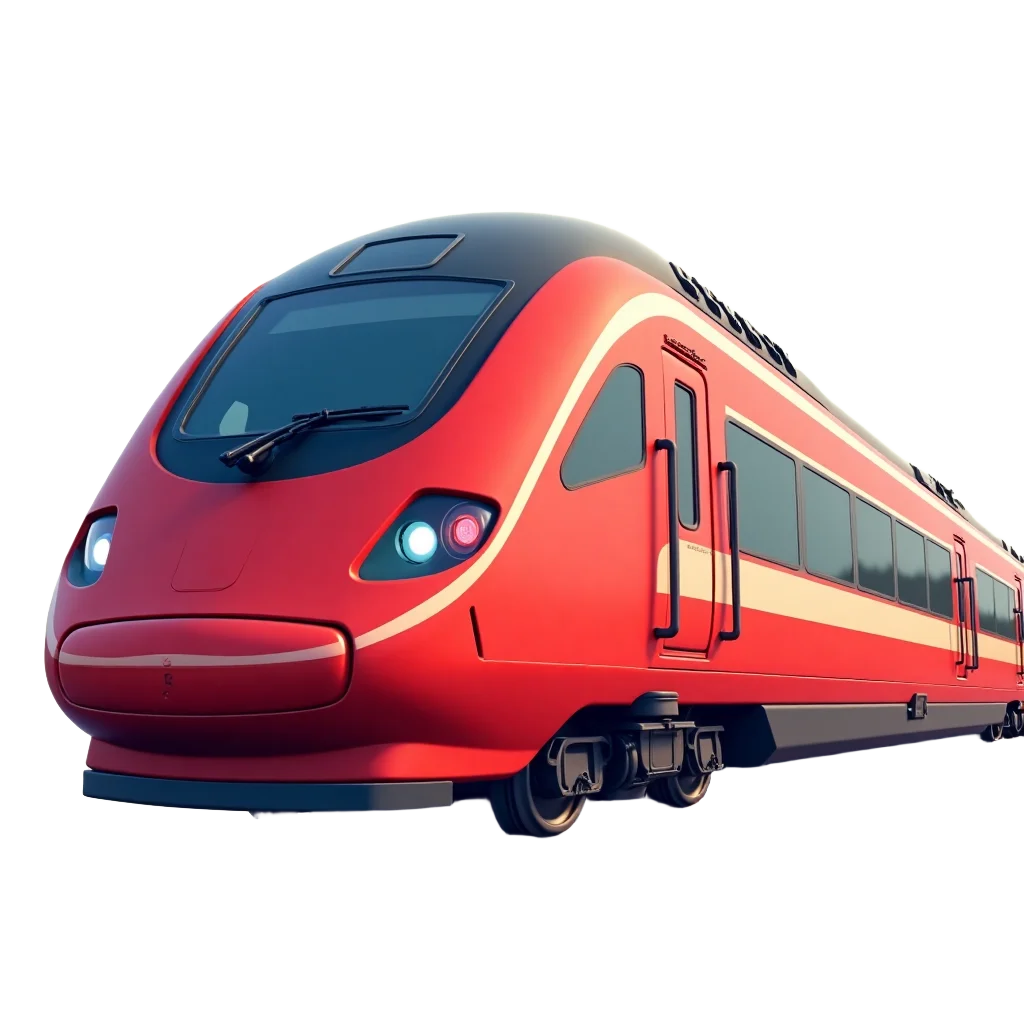 Modern High-Speed Train