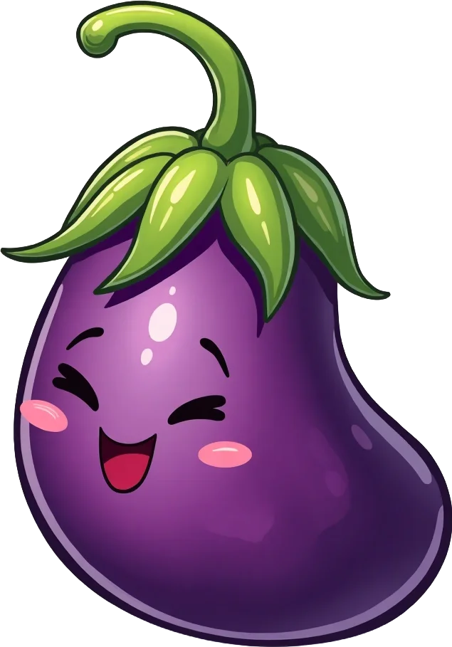 Happy Eggplant