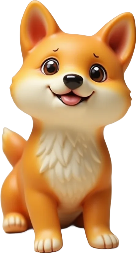 Adorable Cartoon Dog