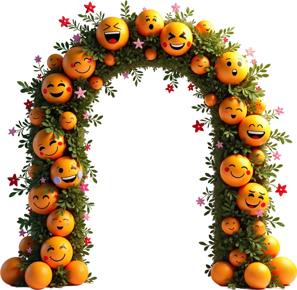 Joyful Emoji Arch