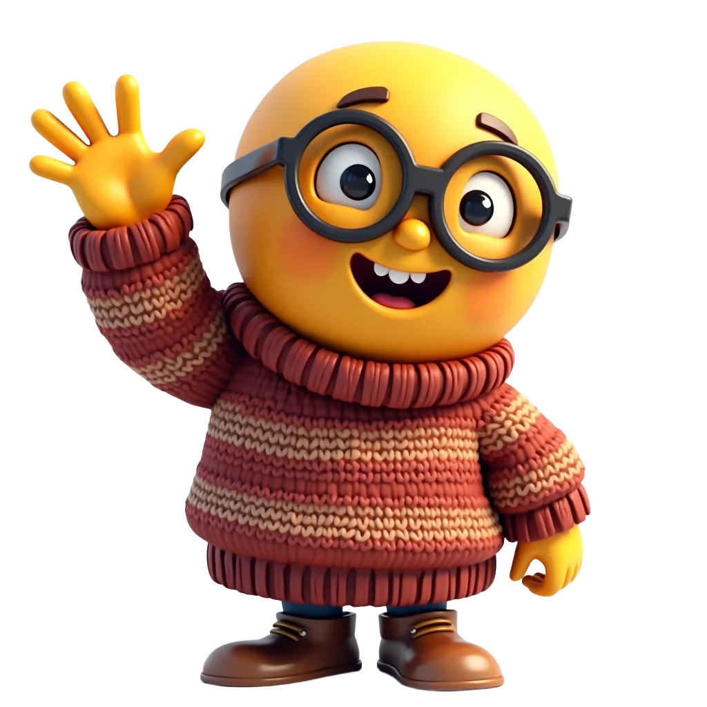 Cheerful Minion in a Sweater