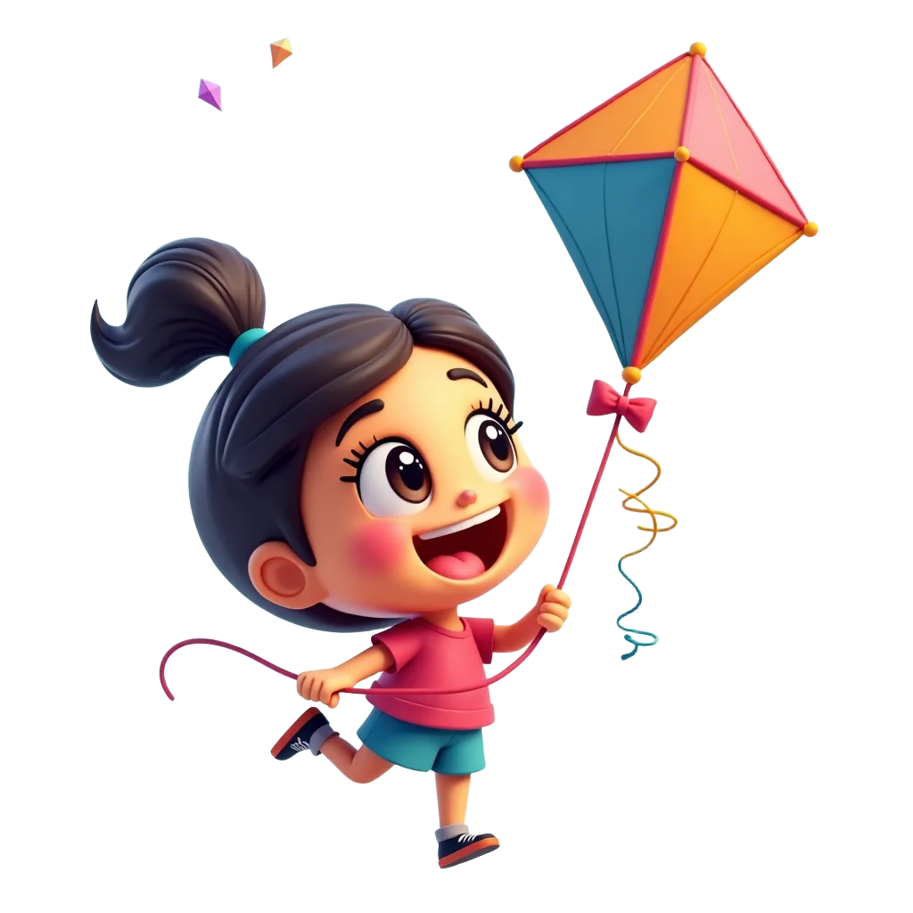 Joyful Kite Flight