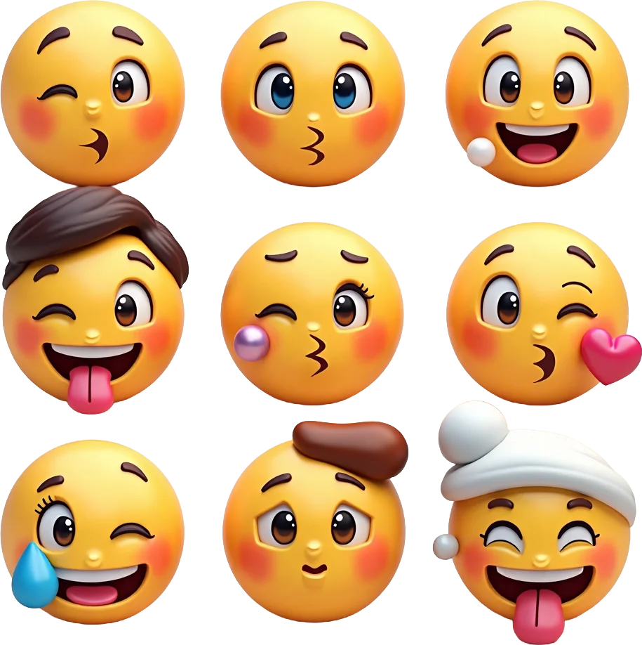 Colorful Emoji Expressions