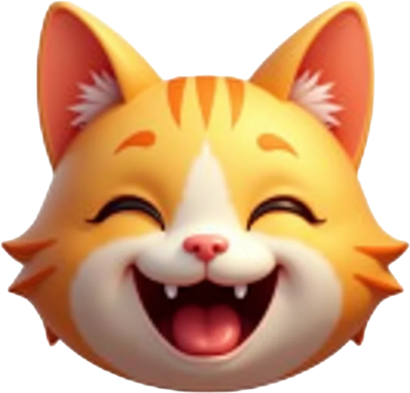 Joyful Cat Emoji