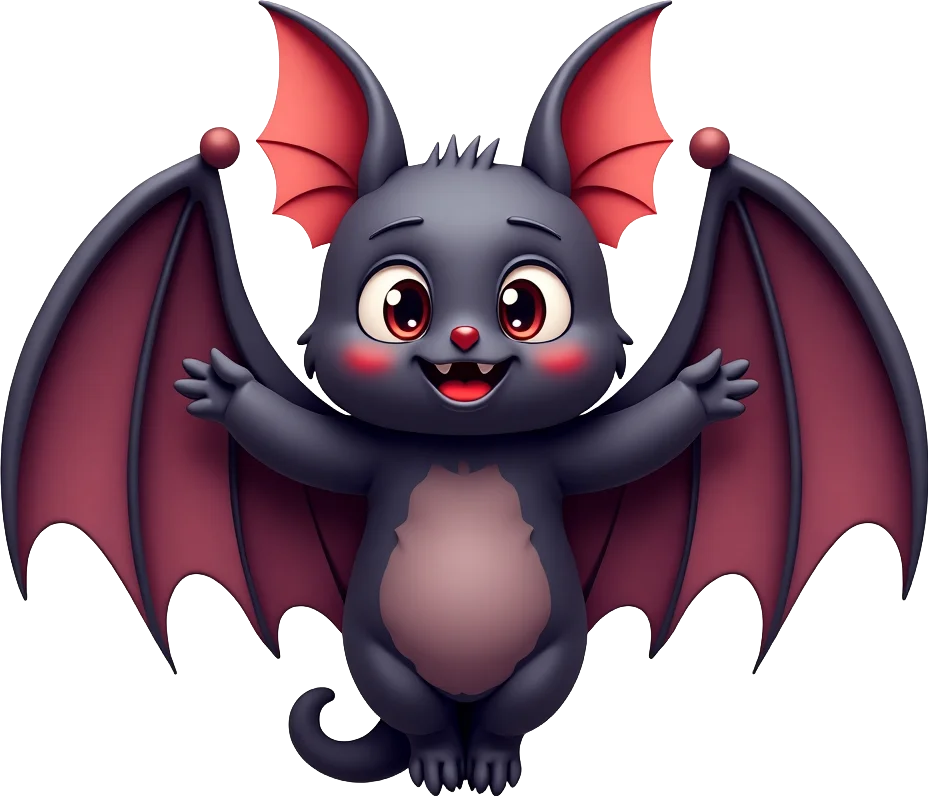 Cute Bat Character