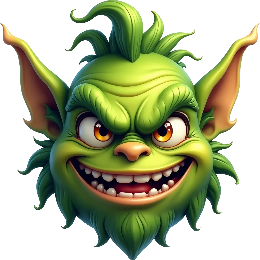 Grinning Green Creature