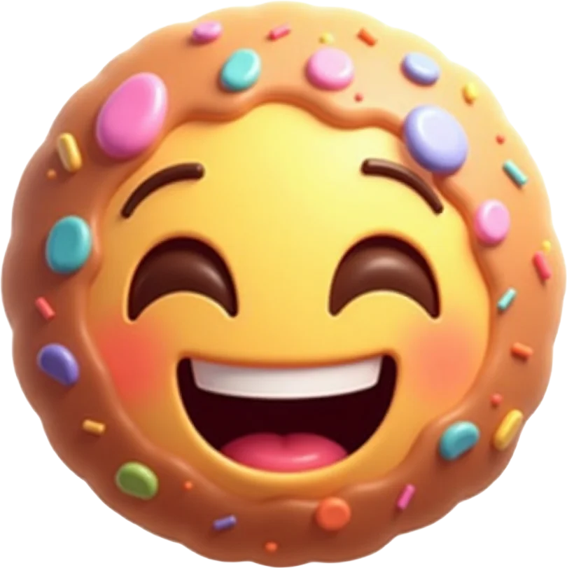 Happy Donut Emoji