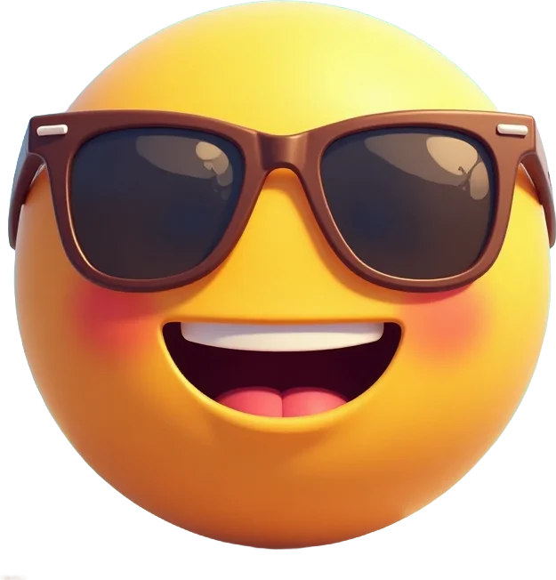 Cool and Happy Emoji