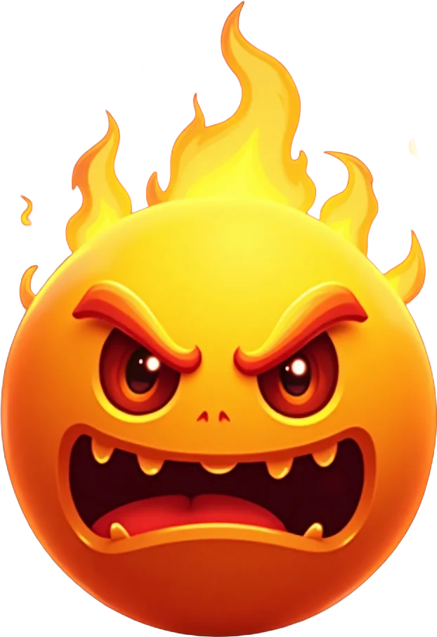 Furious Flame Face