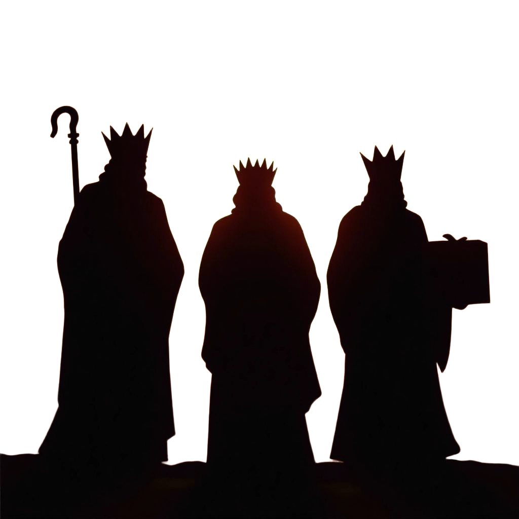 Silhouettes of the Three Kings