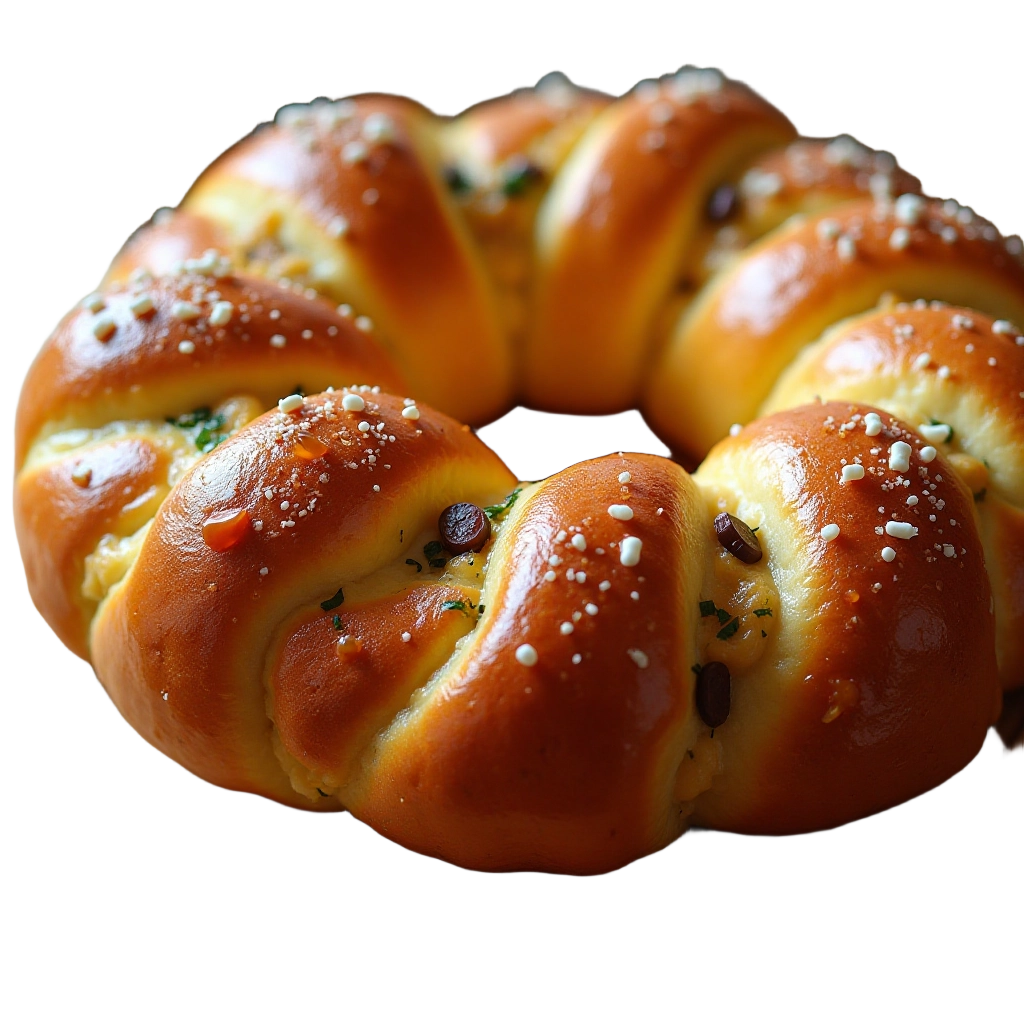 Braided Bread Wreath