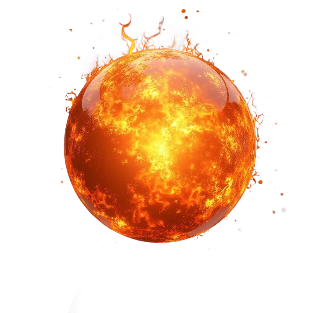 Flaming Sphere