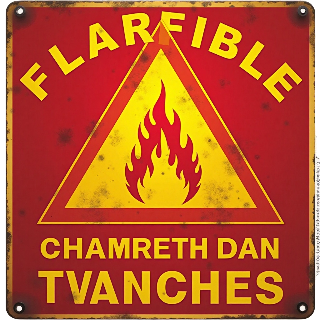 Flarfible Warning Sign