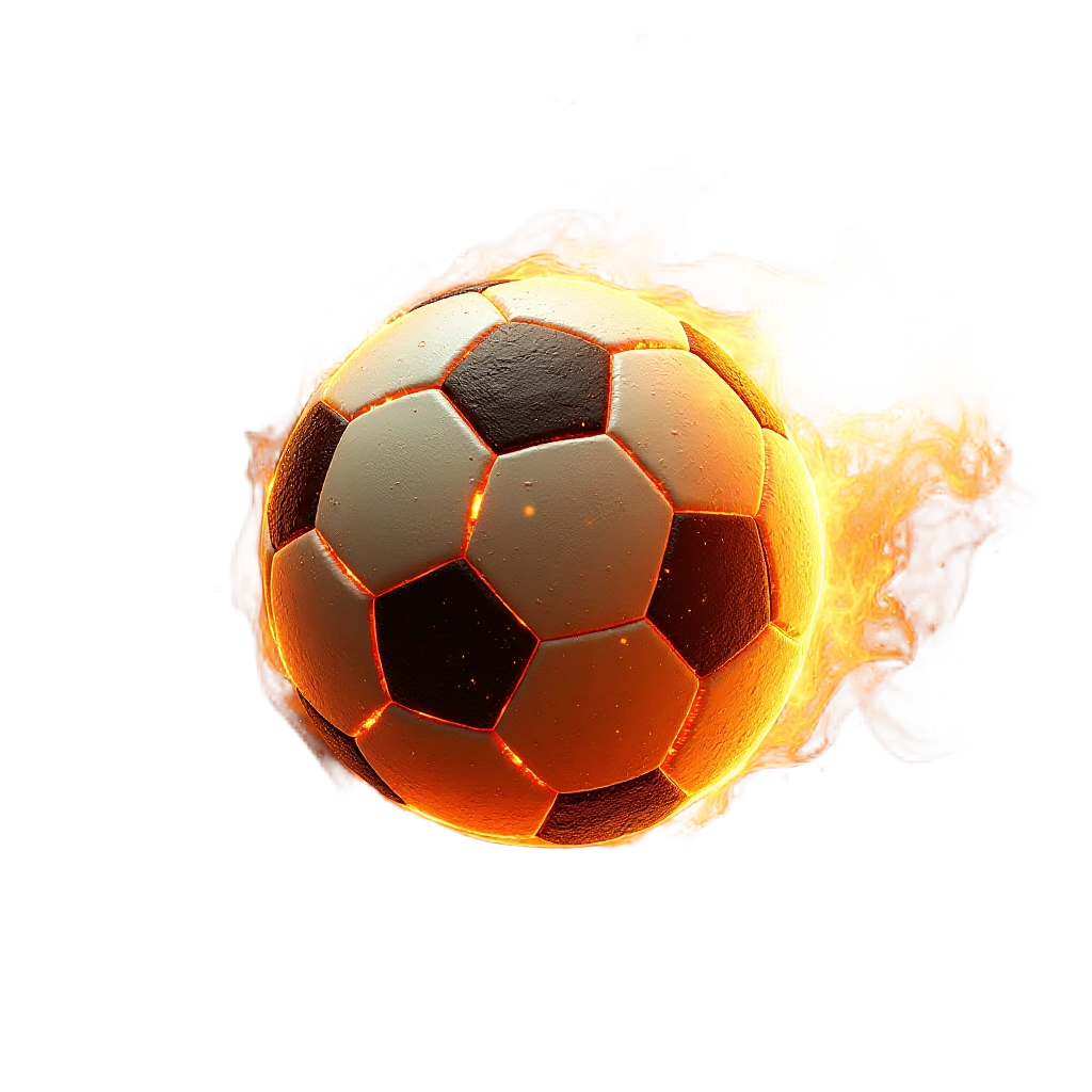 Flaming Soccer Ball