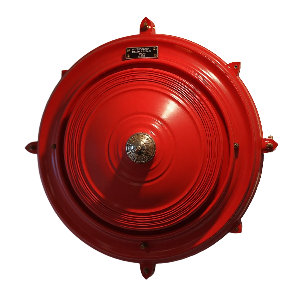 Vintage Red Fire Alarm Bell