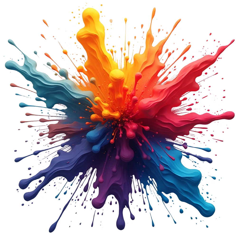 Colorful Paint Explosion