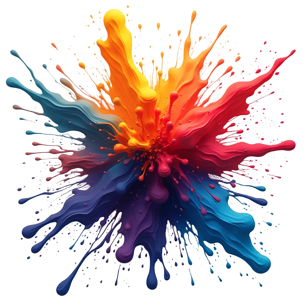 Colorful Paint Explosion