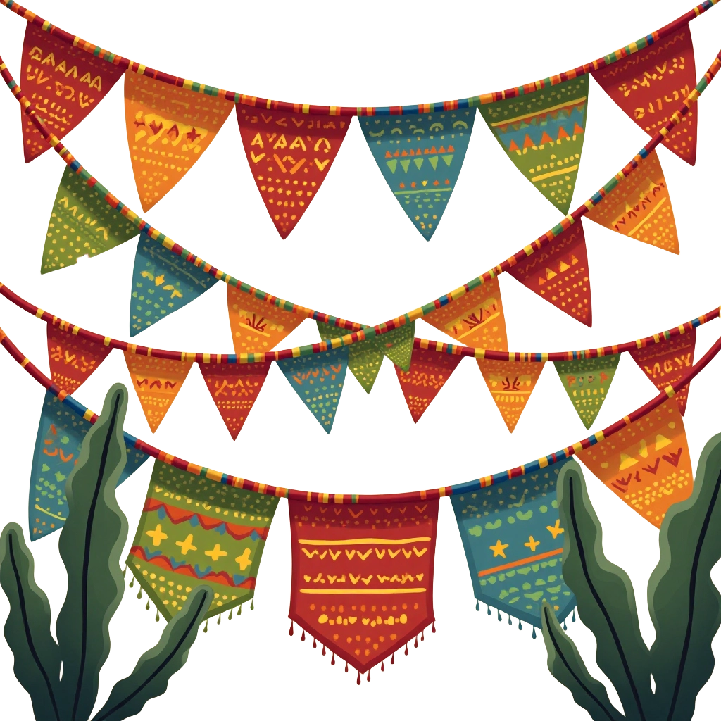 Festive Bunting Flags