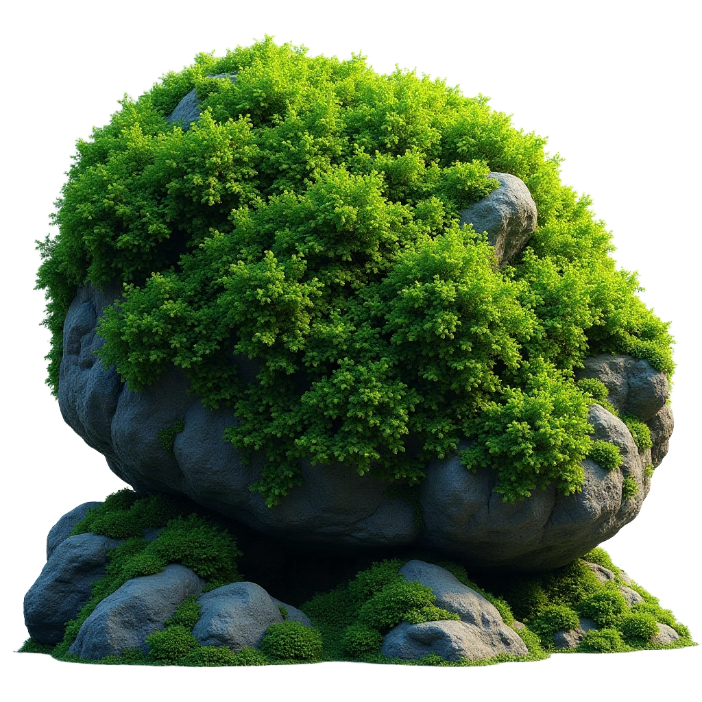 Mossy Rock Formation