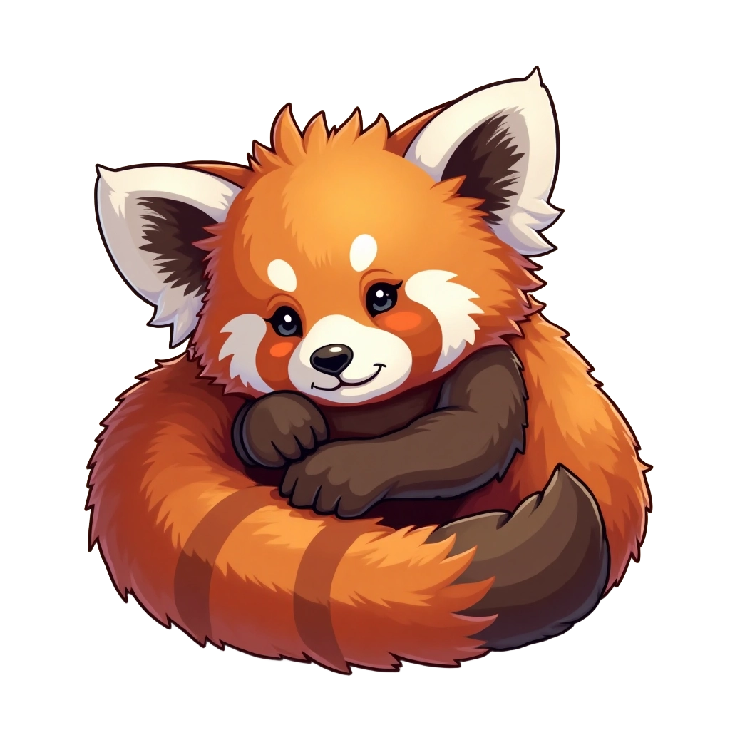 Cuddly Red Panda