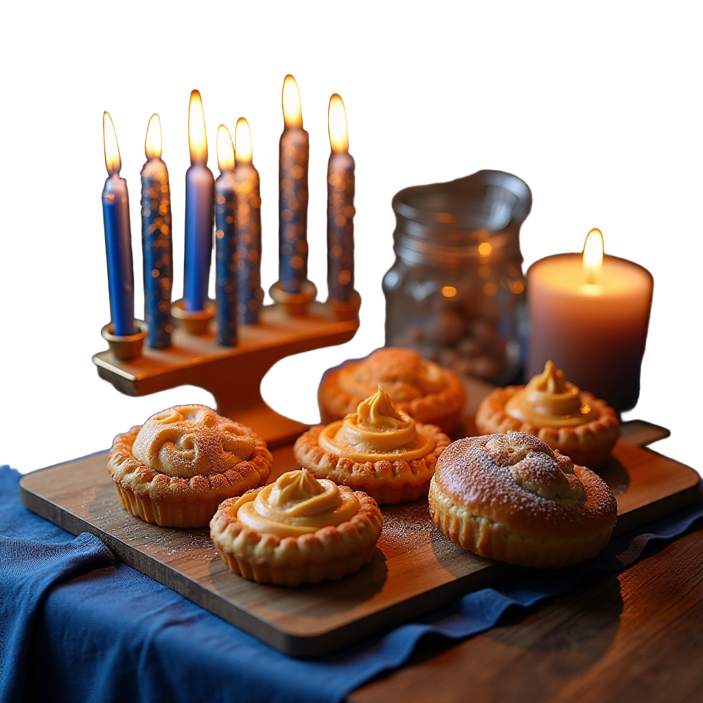 Festive Desserts and Candles