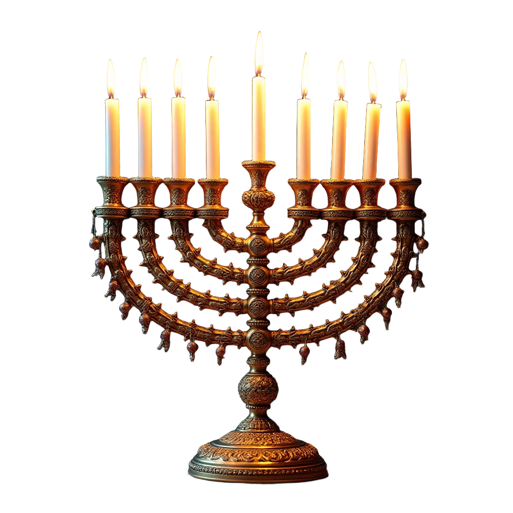 Traditional Menorah