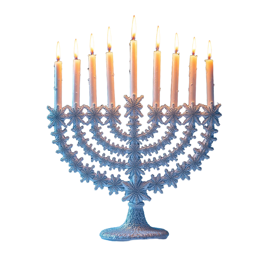 Illuminated Menorah