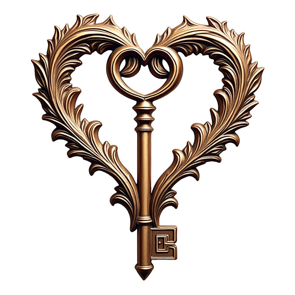 Golden Heart Key