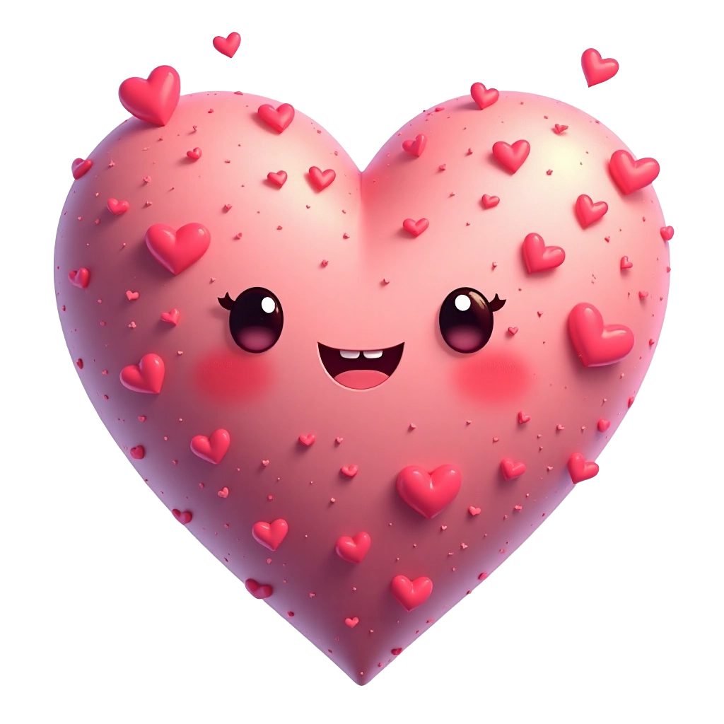 Cute Heart Character