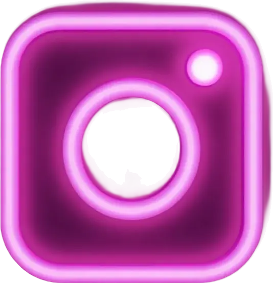 Neon Camera Icon