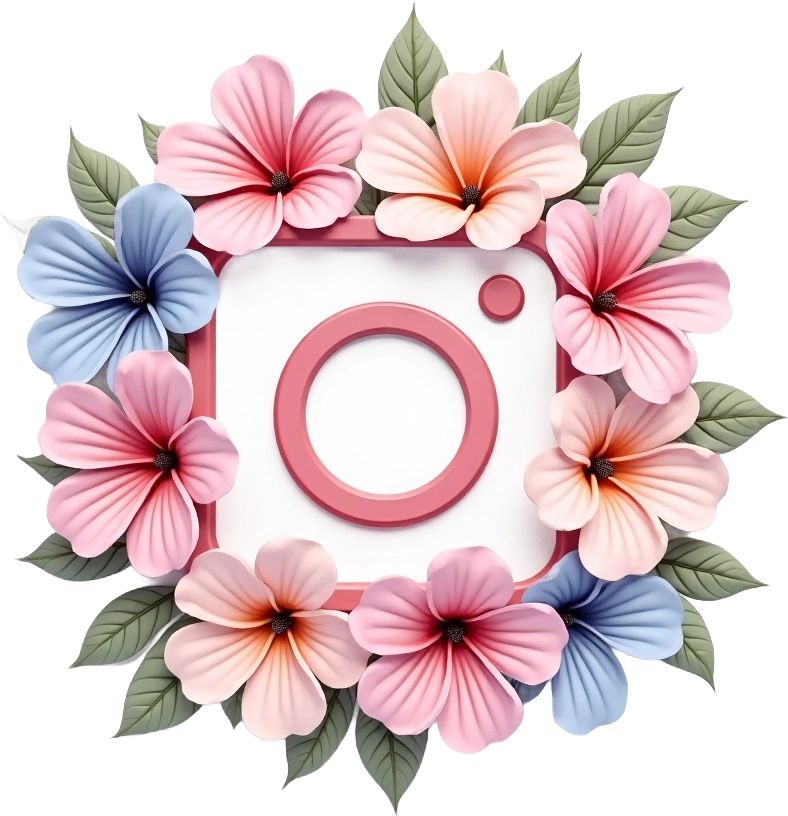 Instagram Floral Frame