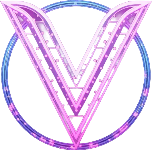 Neon V Emblem