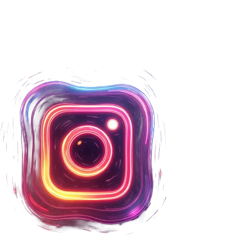 Neon Instagram Logo