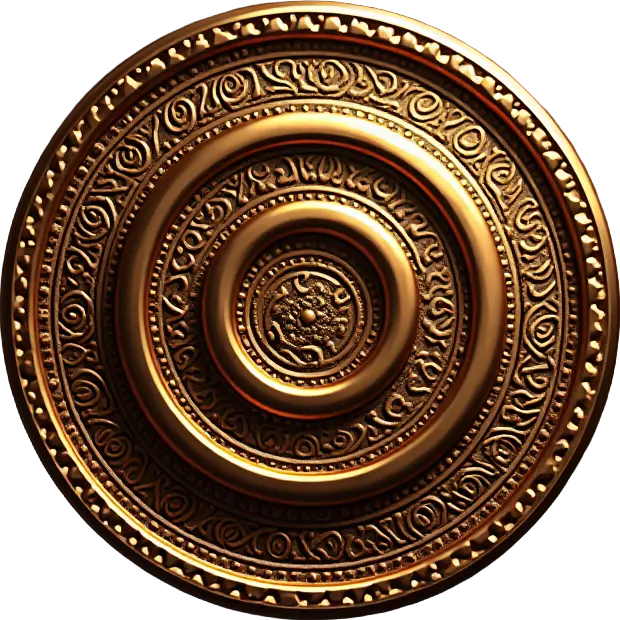 Golden Ornate Emblem