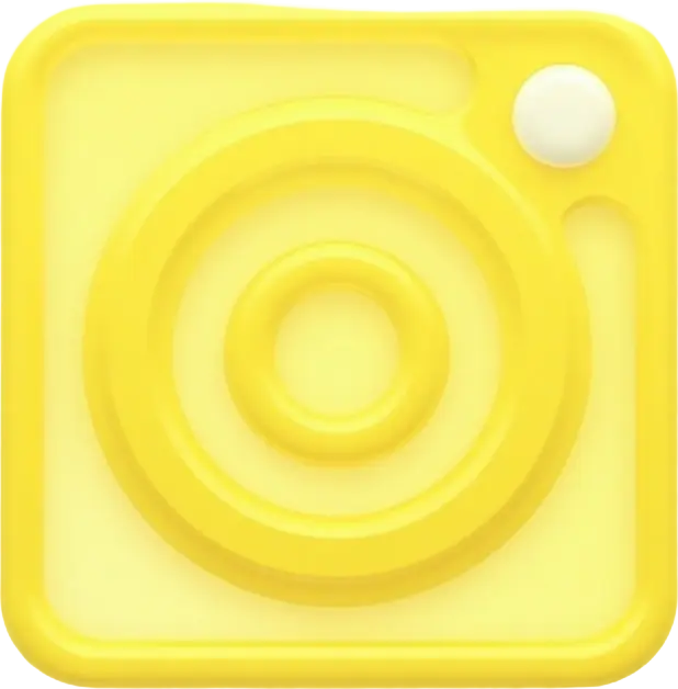 Yellow Camera Icon