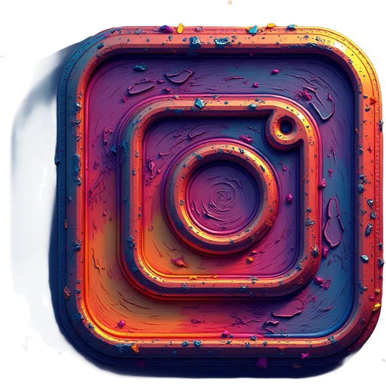 Instagram Icon in Paint