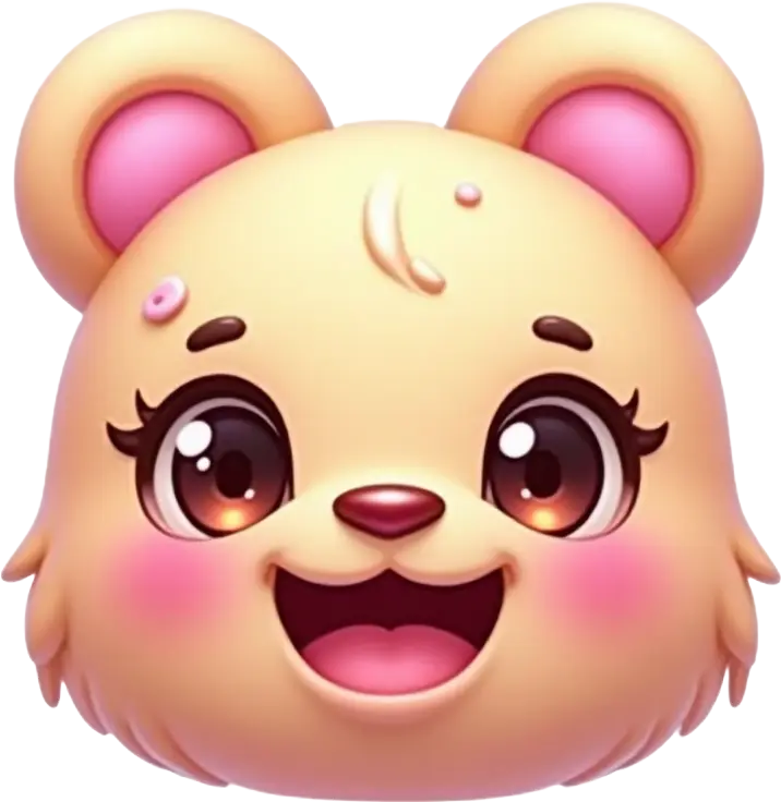 Adorable Bear Character