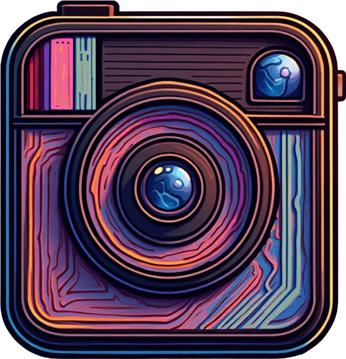 Retro Camera Artwork