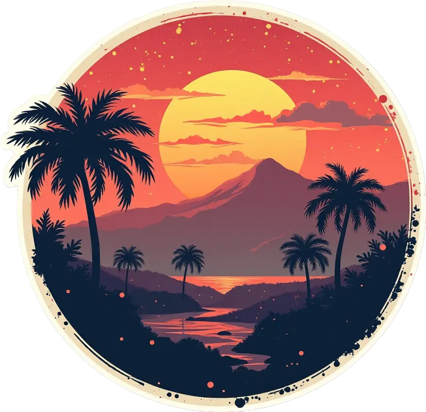 Tropical Sunset Paradise