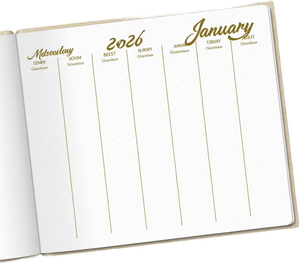 January 2026 Weekly Planner