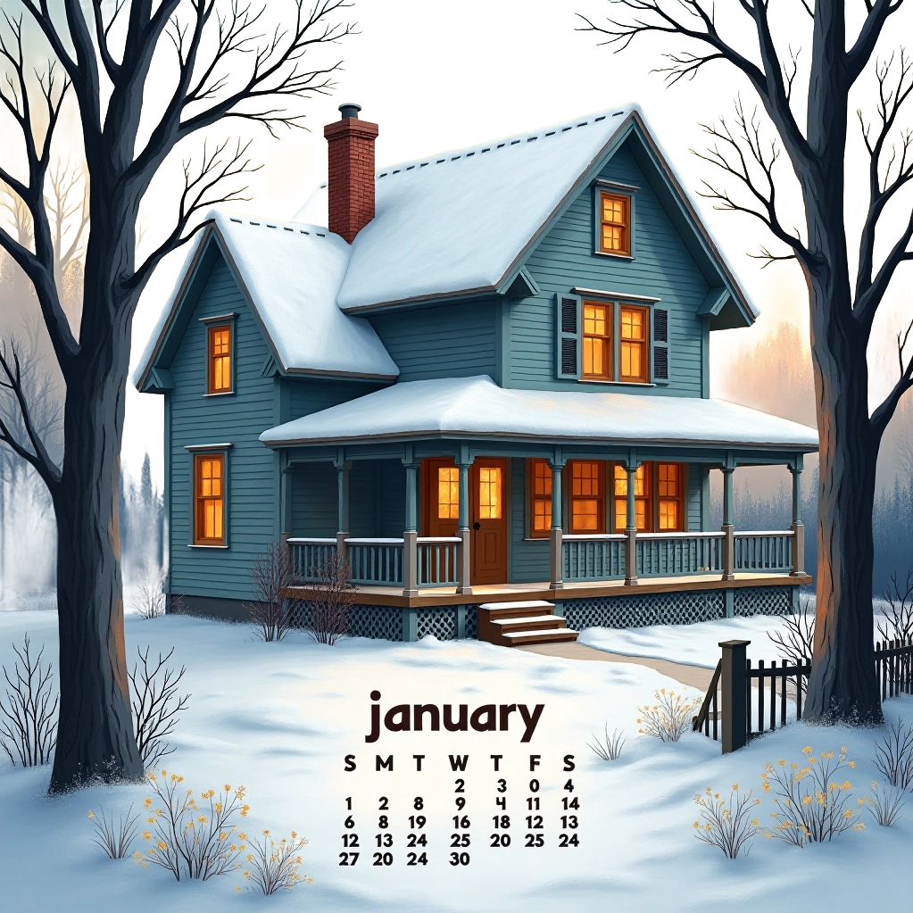 Winter Home in January