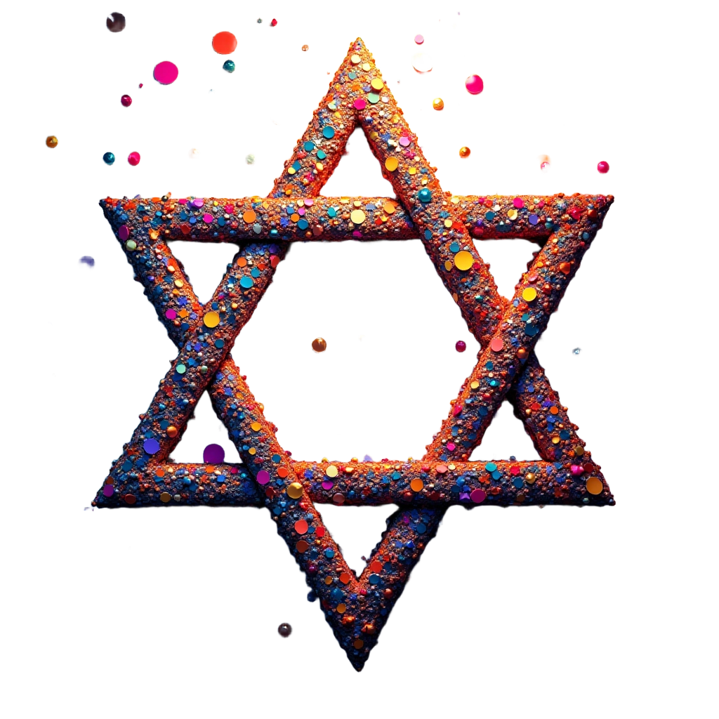 Colorful Star of David