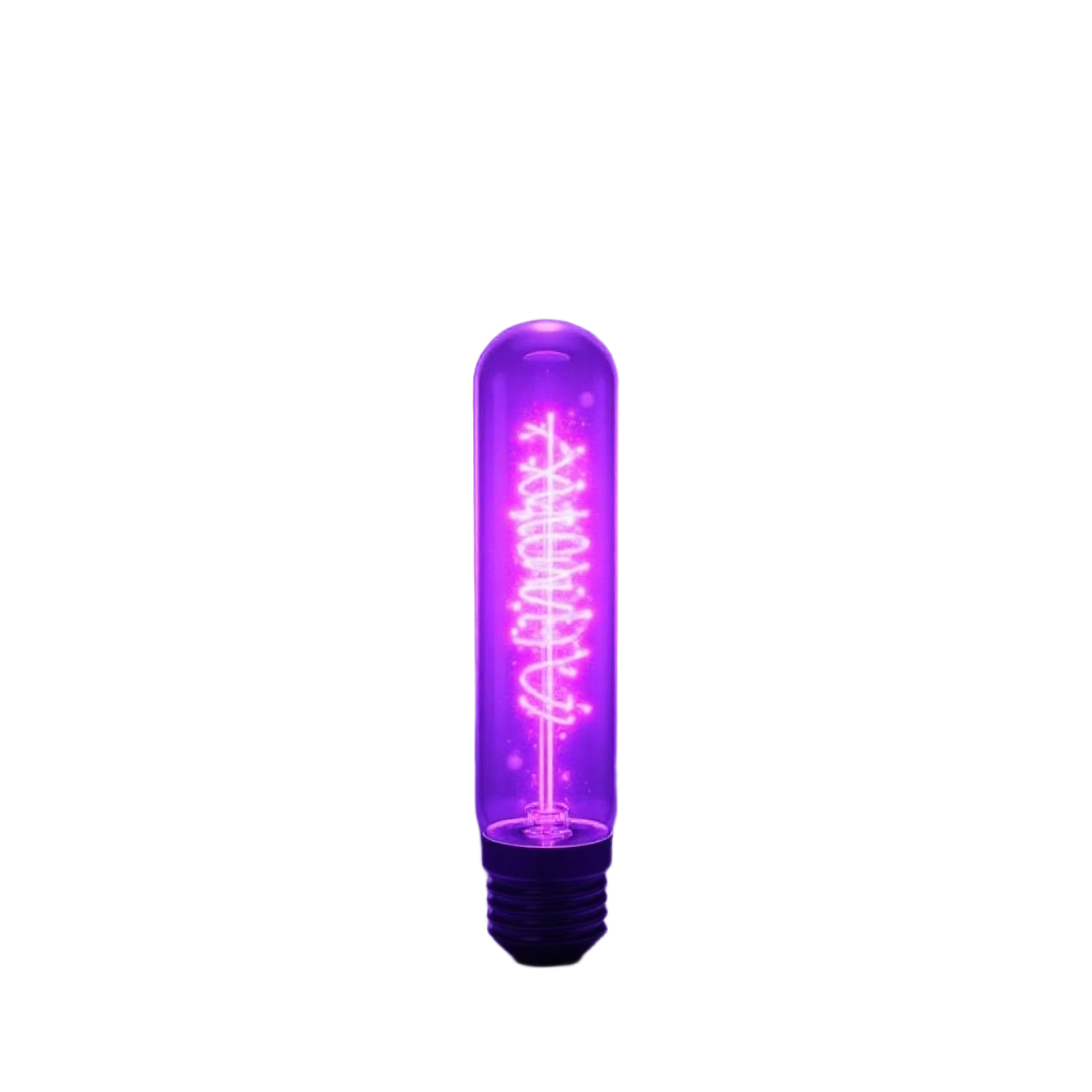 Purple Glow Lamp