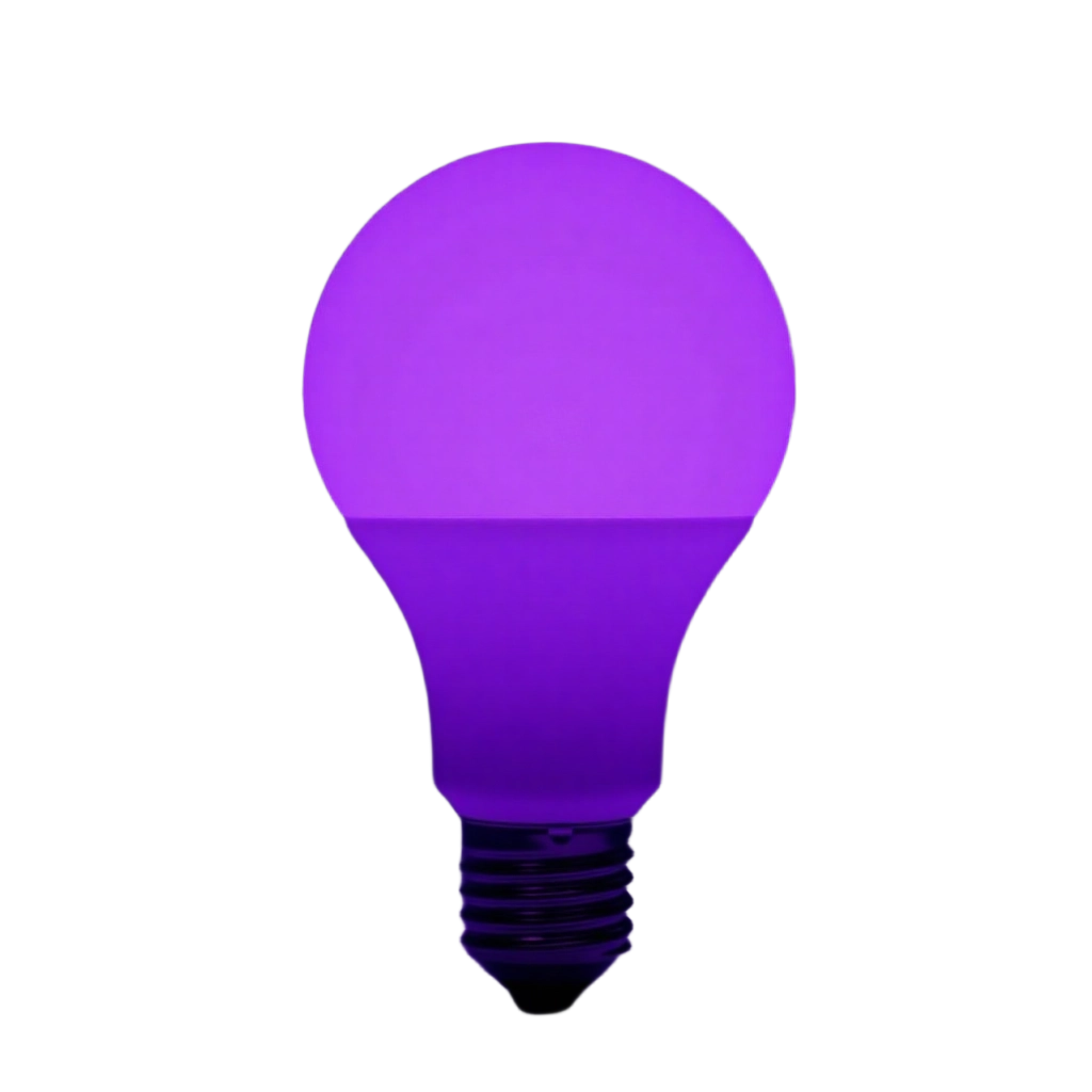 Purple LED Light Bulb