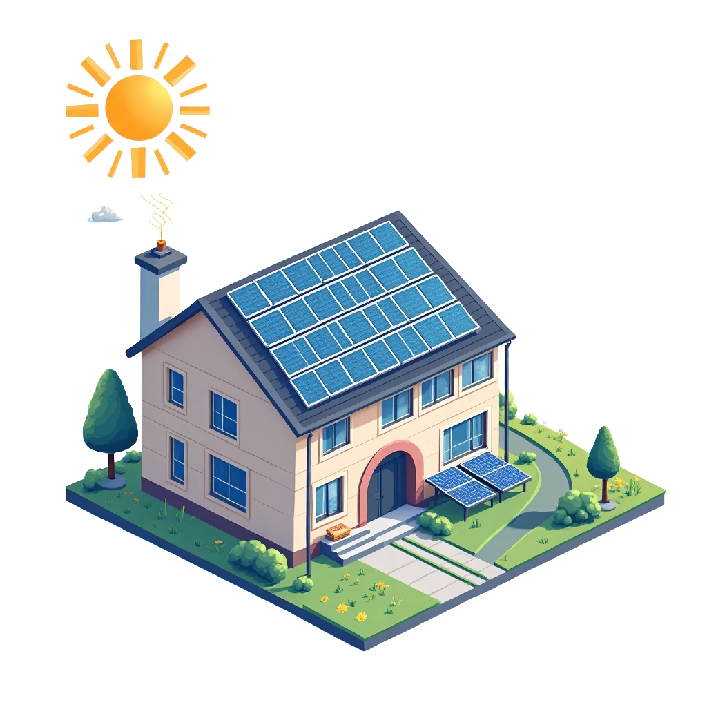 Solar-Powered Home