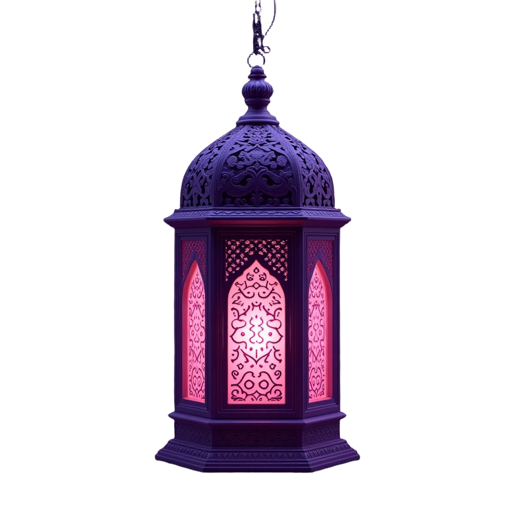 Illuminated Moroccan Lantern