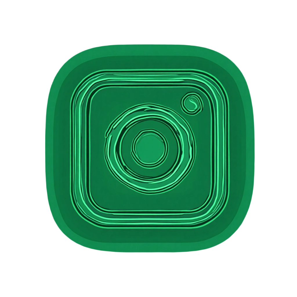 Green Instagram Icon