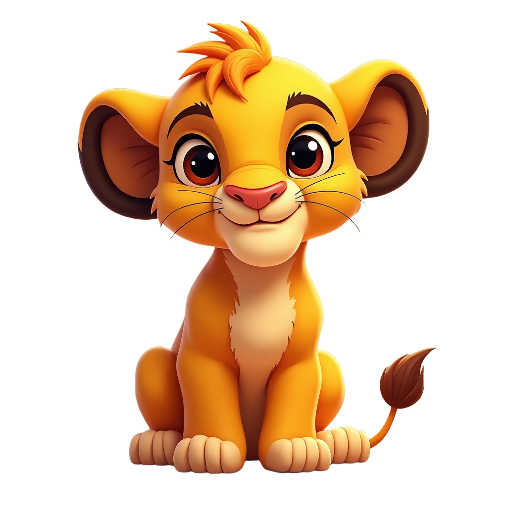 Cute Lion Cub