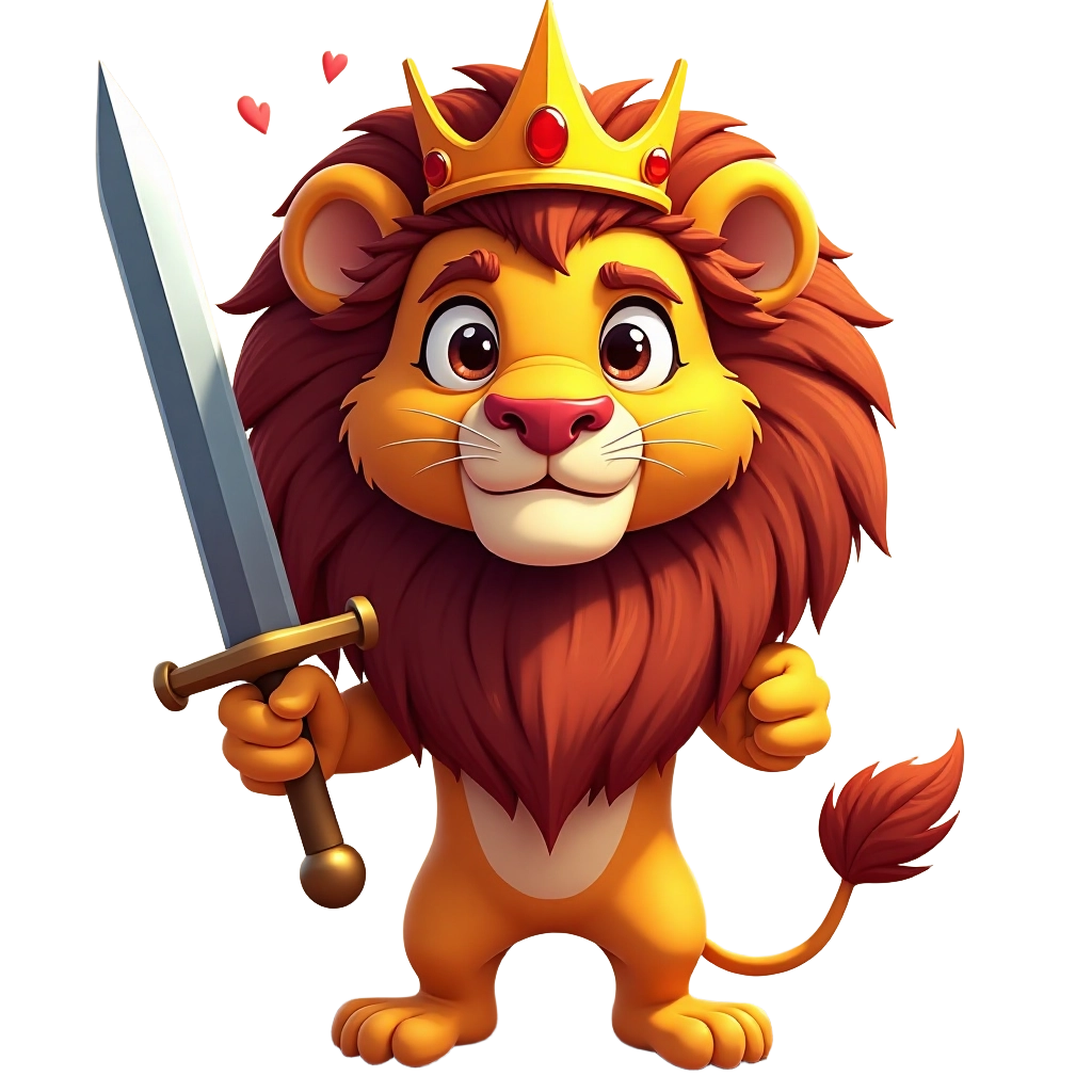 Royal Lion with Sword